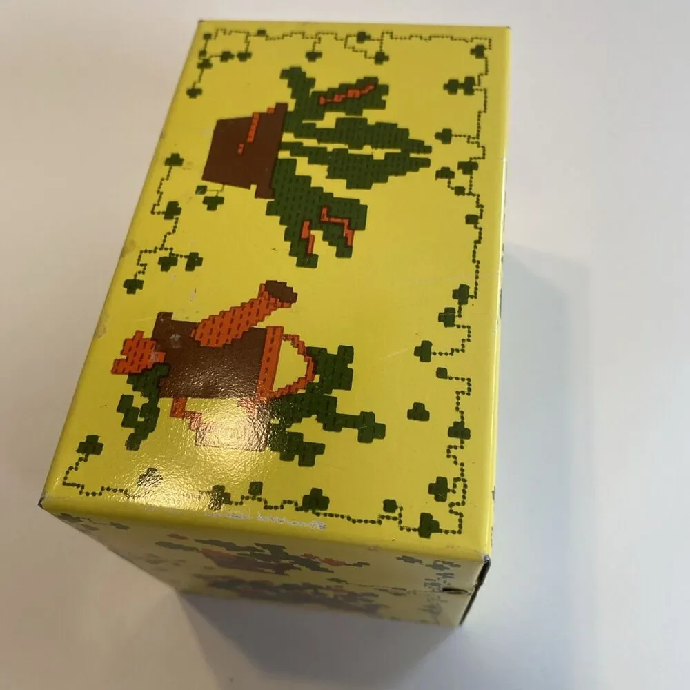 Vintage CROSS STITCH Themed Metal Recipe Box Floral Cactus Syndicate MFG Empty